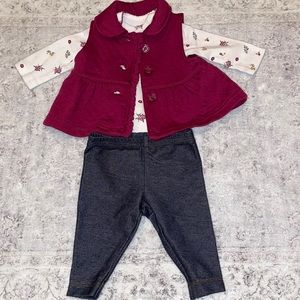 Newborn baby girl set